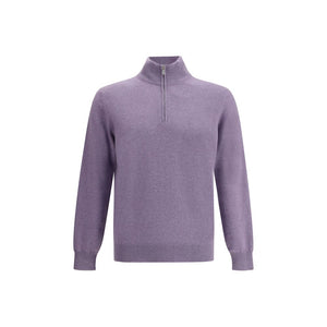 Brunello Cucinelli Purple Cashmere Cashmere Sweater