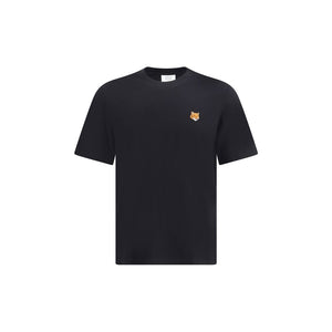 Maison Kitsuné Black Cotton T-Shirt
