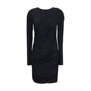 Marant Etoile Black Modal Casual Dress