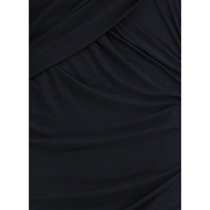 Marant Etoile Black Modal Casual Dress