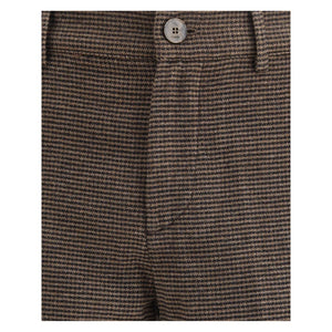 Cruna Brown Cotton Casual Pants