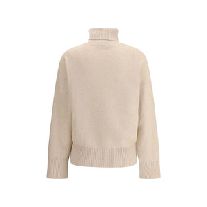 Fabiana Filippi Beige Wool Turtleneck