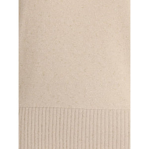 Fabiana Filippi Beige Wool Turtleneck