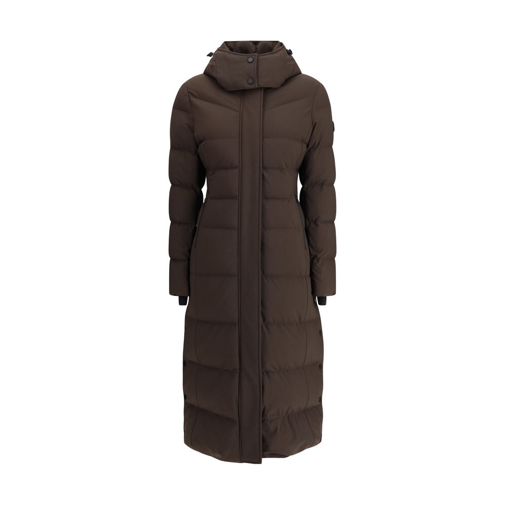 Moose Knuckles Brown Nylon Parka