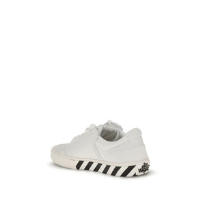 Off-White White Calf Leather Bos Taurus Low Top Sneakers