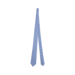 Kiton Light Blue Silk Tie
