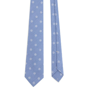 Kiton Light Blue Silk Tie