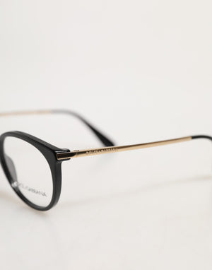 Dolce & Gabbana Black Acetate Cat Eye Frame Eyeglass Reading Glass