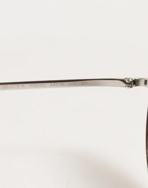 Dolce & Gabbana DG2215K Silver Metal Round Shades Eyewear Sunglasses