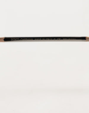 Dolce & Gabbana Silver Metal Frame Polarized Navigator Sunglasses