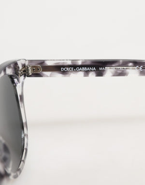 Dolce & Gabbana DG4254 Havana Clear Black Tinted Lenses Sunglasses