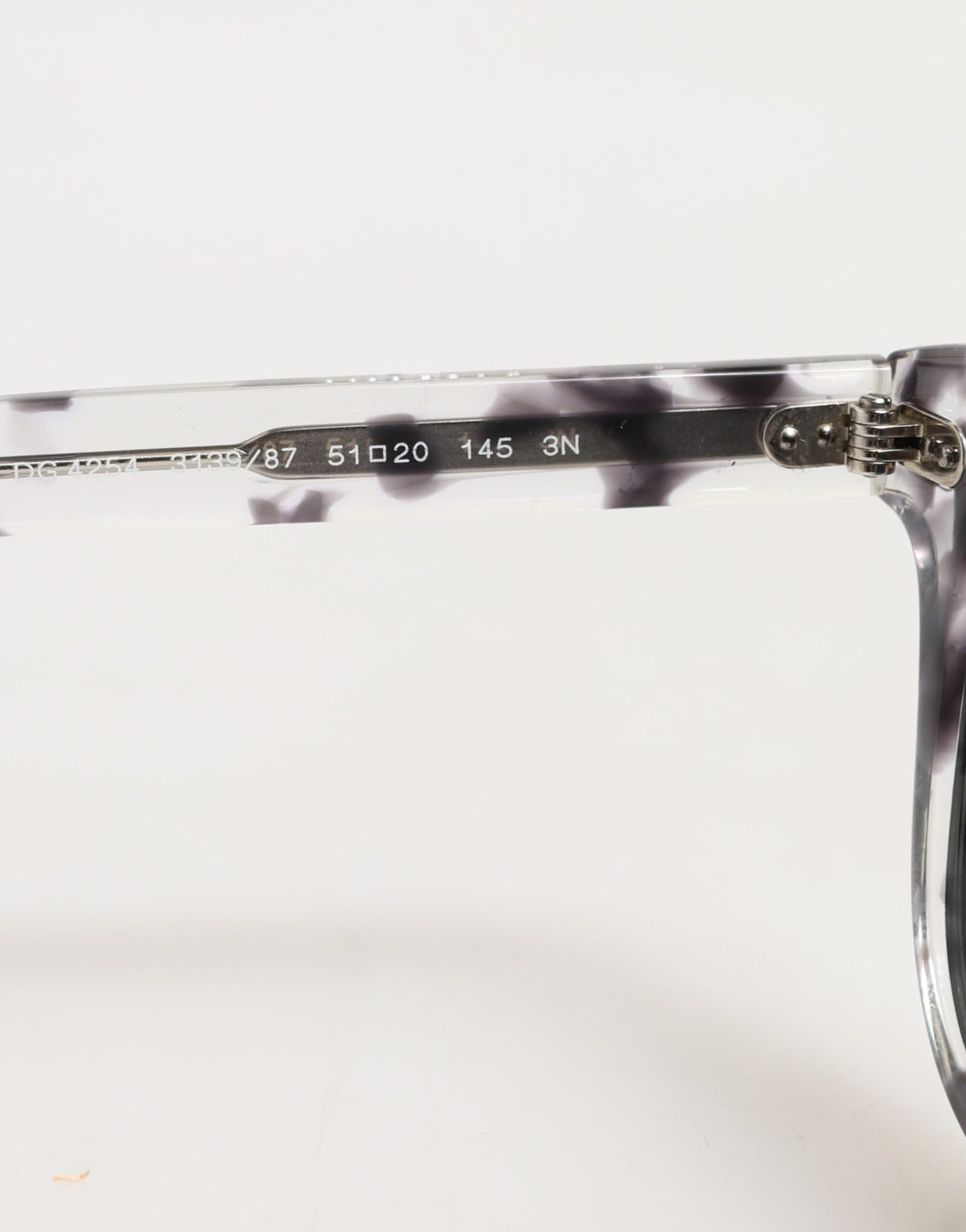 Dolce & Gabbana DG4254 Havana Clear Black Tinted Lenses Sunglasses