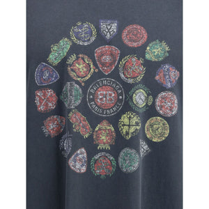 Balenciaga Black Cotton T-Shirt