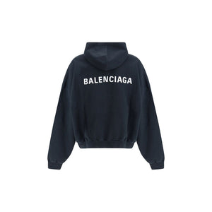 Balenciaga Black Cotton Sweatshirt