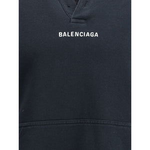 Balenciaga Black Cotton Sweatshirt