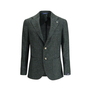 Gi Capri Green Fleece Wool Blazer