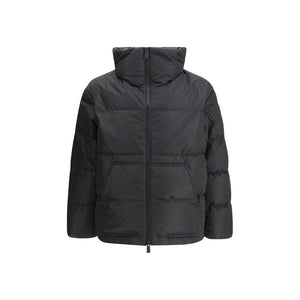Premiata Black Polyamide Full-Length Jacket