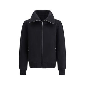 Rick Owens Black Wool Bomber