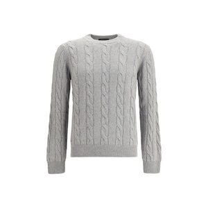 Aragona Cashmere Gray Cashmere Sweatshirt