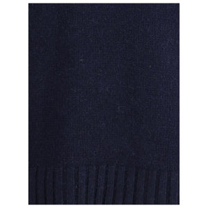Aragona Cashmere Blue Merino Wool Sweatshirt