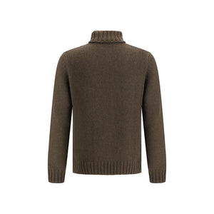 Aragona Cashmere Green Alpaca Vicugna Pacos Turtleneck