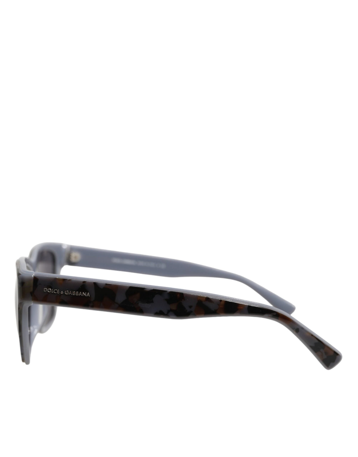 Dolce & Gabbana DG4284F Gray Tortoiseshell Blue Acetate Shades Sunglasses