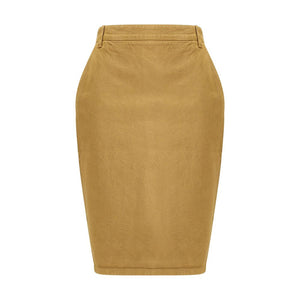 Saint Laurent Beige Denim Skirt