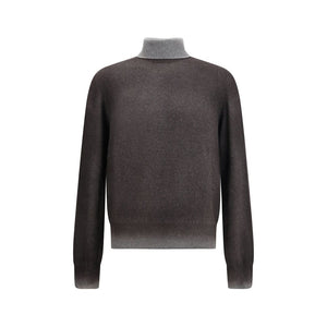 Aragona Cashmere Gray Cashmere Turtleneck