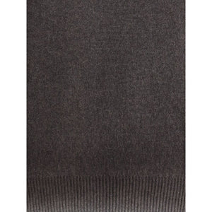Aragona Cashmere Gray Cashmere Turtleneck