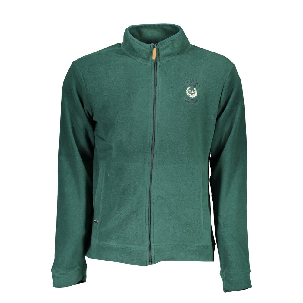 Gianmarco Venturi Verde Polyester Men Sweatshirt
