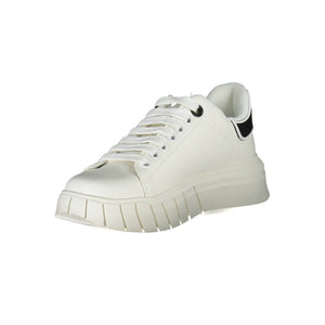 Gaelle Paris White Polyurethane Women's Sneaker