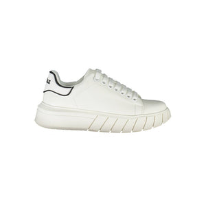 Gaelle Paris White Polyurethane Women Sneaker