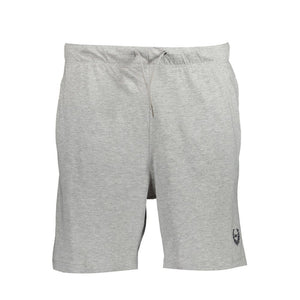 Gianmarco Venturi Grigio Cotton Men's Sweatpant Shorts