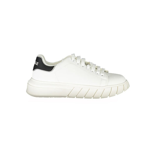 Gaelle Paris Bianco Polyurethane Men Sneaker