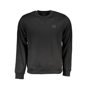 Gianmarco Venturi Black Polyester Men's Sweatshirt