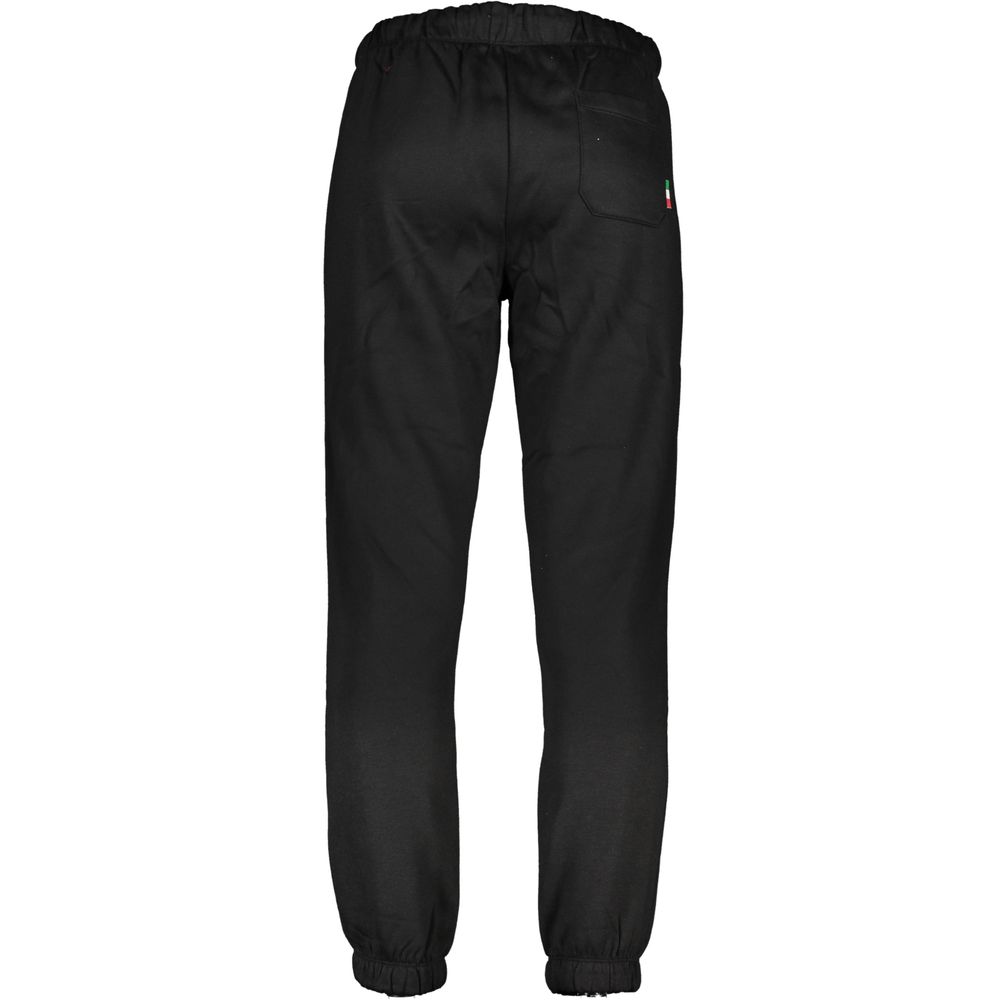 Gianmarco Venturi Black Polyester Men's Sweatpants