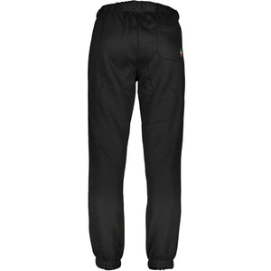 Gianmarco Venturi Black Polyester Men's Sweatpants