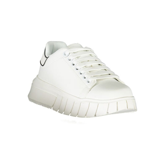 Gaelle Paris Bianco Polyurethane Women Sneaker