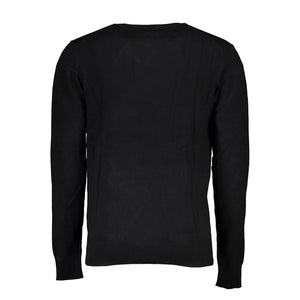 Gianmarco Venturi Black Viscose Men's Sweater