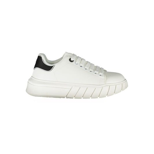 Gaelle Paris Bianco Polyurethane Women Sneaker
