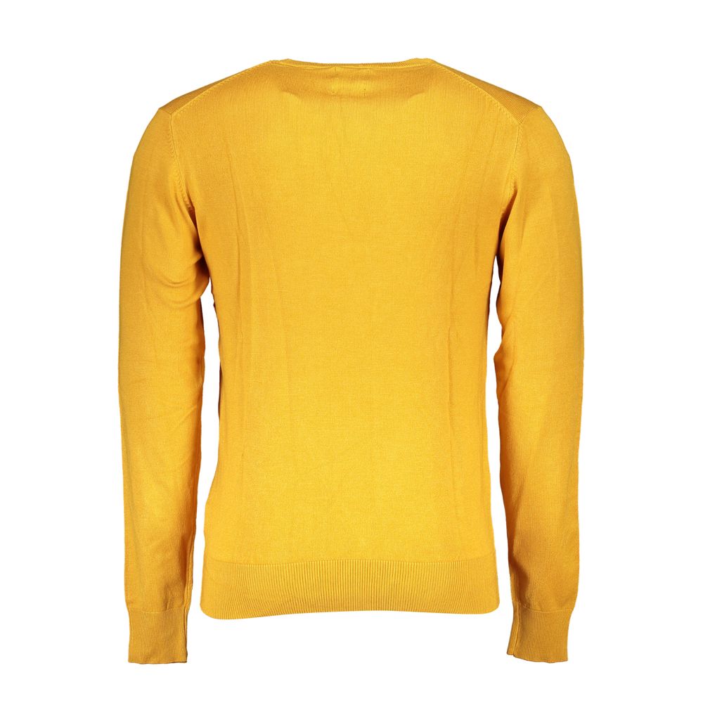 Gianmarco Venturi Yellow Viscose Mens Sweater