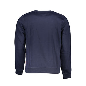 Gianmarco Venturi Blue Polyester Men's Sweatshirt