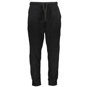 Gianmarco Venturi Black Polyester Men's Sweatpants