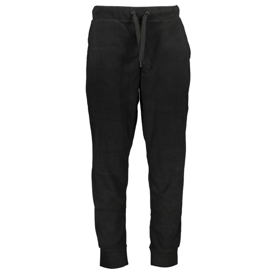 Gianmarco Venturi Black Polyester Men's Sweatpants