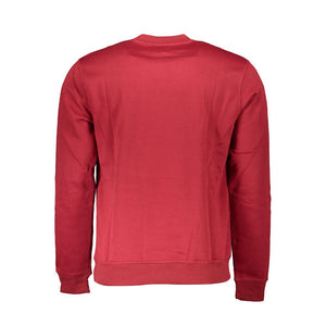 Gianmarco Venturi Rosso Polyester Men Sweatshirt