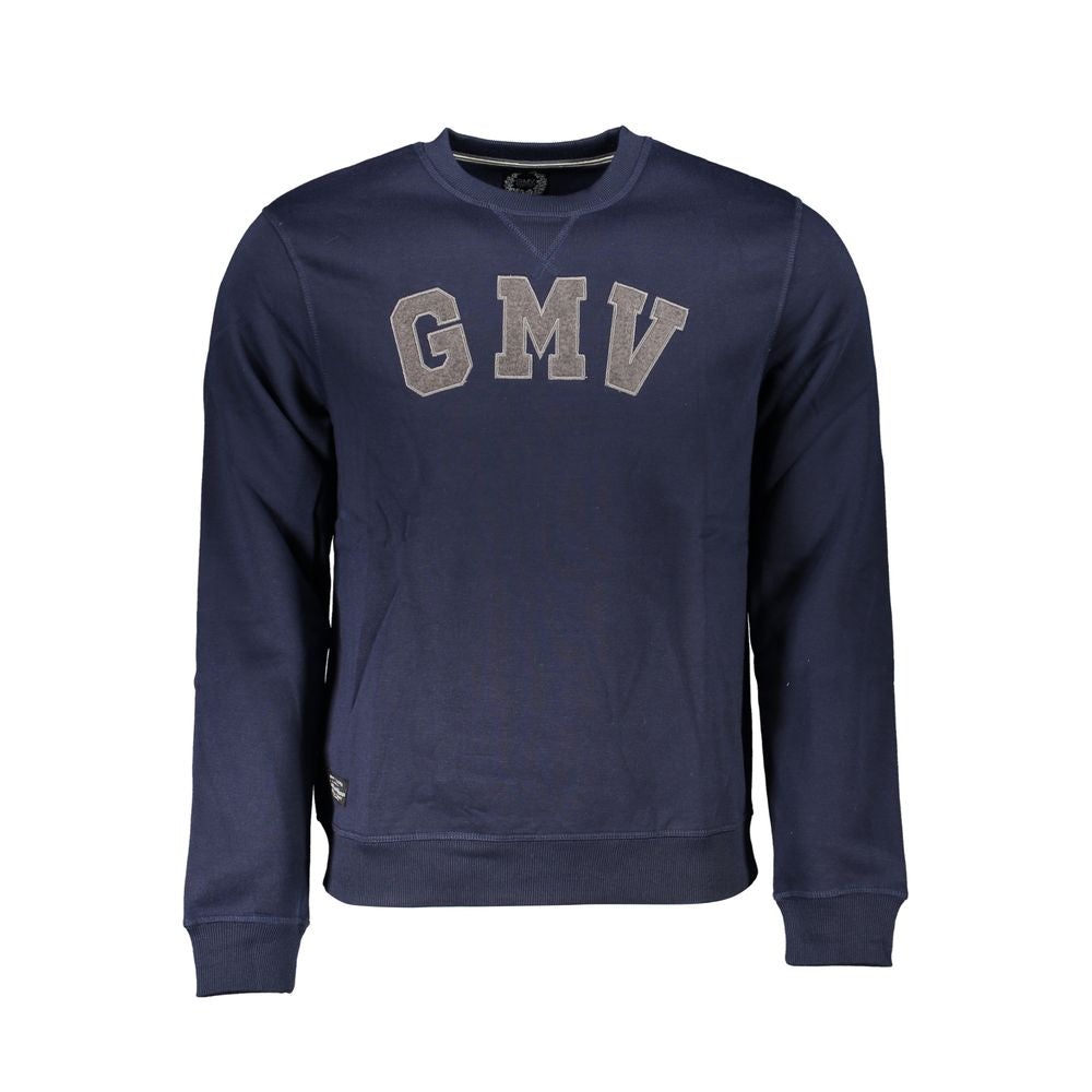 Gianmarco Venturi Blue Polyester Men's Sweatshirt