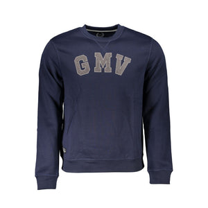 Gianmarco Venturi Blue Polyester Men's Sweatshirt