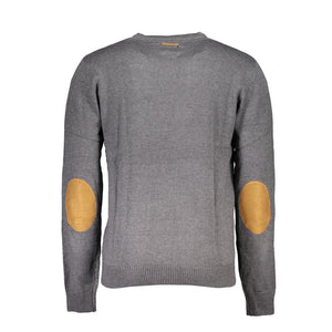 Gianmarco Venturi Grigio Cotton Men Sweater