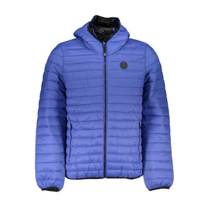 Gianmarco Venturi Blu Poliammide Male Jacket