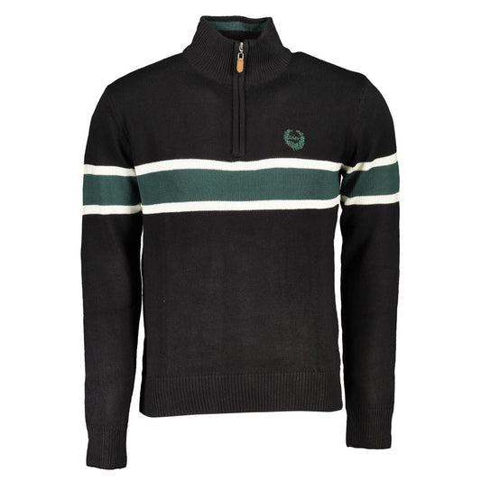 Gianmarco Venturi Black Cotton Men's Sweater